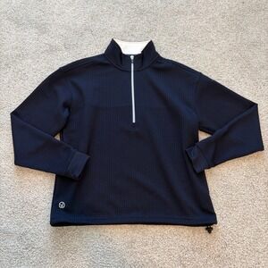 Men's Navy Quarter-Zip Jacket